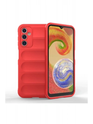 Newface Samsung Galaxy A14 4G Kılıf Optimum Silikon - Kırmızı