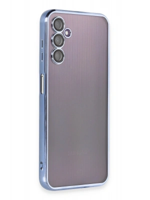 Newface Samsung Galaxy A14 4G Kılıf Razer Lensli Silikon - Açık Mavi