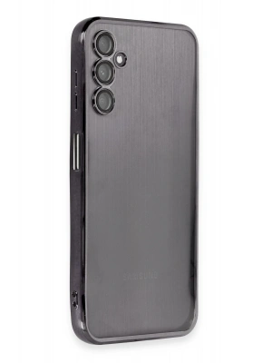 Newface Samsung Galaxy A14 4G Kılıf Razer Lensli Silikon - Siyah