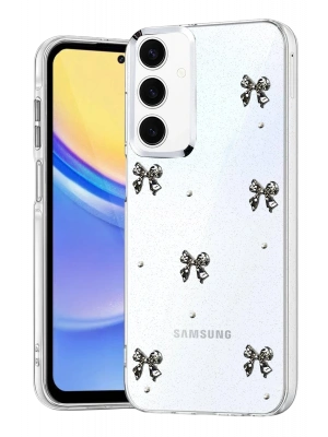 Newface Samsung Galaxy A15 4G Fiyonk Desenli Kapak - Desen 5