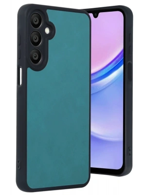 Newface Samsung Galaxy A15 4G Kılıf Aras Deri Kapak - Açık Yeşil