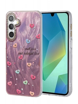 Newface Samsung Galaxy A15 4G Kılıf Blade Aynalı Desenli Kapak - Desen 8