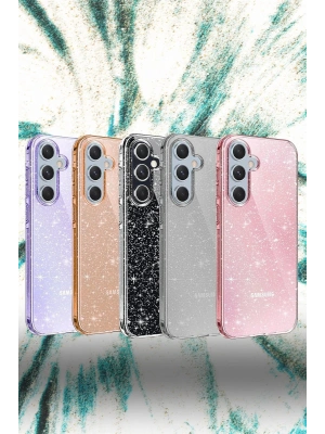 Newface Samsung Galaxy A15 4G Kılıf Glow Kapak - Şeffaf