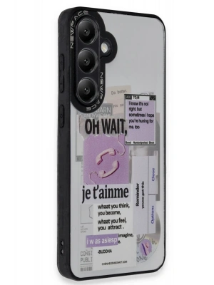 Newface Samsung Galaxy A15 4G Kılıf Mirror Desenli Kapak - Mirror - 4