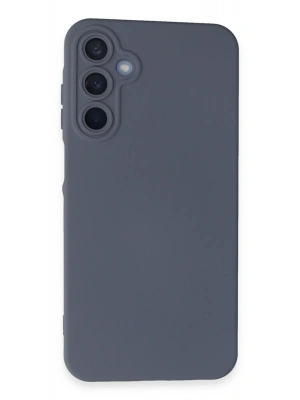 Newface Samsung Galaxy A15 4G Kılıf Nano içi Kadife Silikon - Gri