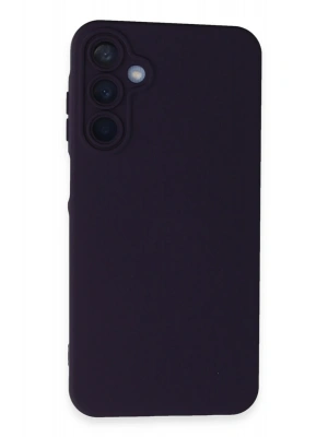 Newface Samsung Galaxy A15 4G Kılıf Nano içi Kadife Silikon - Mor