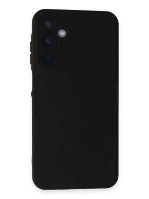 Newface Samsung Galaxy A15 4G Kılıf Nano içi Kadife Silikon - Siyah