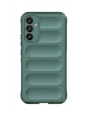 Newface Samsung Galaxy A15 4G Kılıf Optimum Silikon - Koyu Yeşil