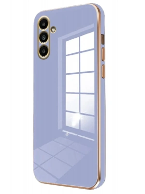 Newface Samsung Galaxy A15 4G Kılıf Volet Silikon - Mavi