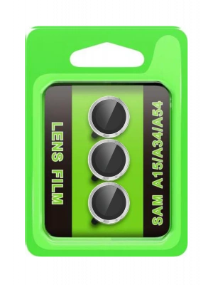 Newface Samsung Galaxy A15 4G Raze Metal Kamera Lens - Gümüş