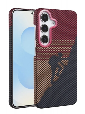 Newface Samsung Galaxy A15 4G Vega Magsafe Kapak - Kırmızı