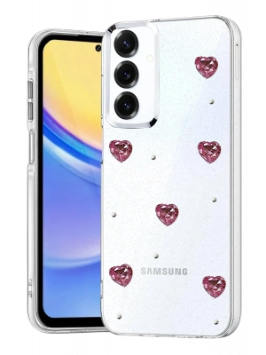 Newface Samsung Galaxy A16 5G Fiyonk Desenli Kapak - Desen 3