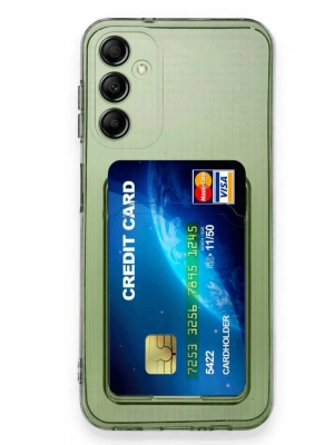 Newface Samsung Galaxy A16 5G Kılıf Kart Şeffaf Silikon - Şeffaf