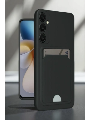 Newface Samsung Galaxy A16 5G Kılıf Kelvin Kartvizitli Silikon - Lila
