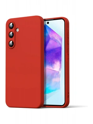 Newface Samsung Galaxy A16 5G Kılıf Nano içi Kadife Silikon - Kırmızı