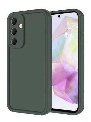 Newface Samsung Galaxy A16 5G Kılıf Viera Silikon - Koyu Yeşil