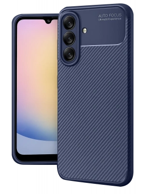 Newface Samsung Galaxy A17 5G Auto Focus Karbon Kapak - Lacivert