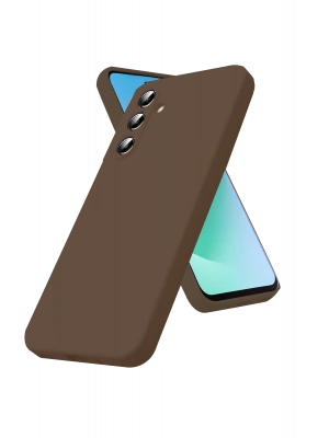 Newface Samsung Galaxy A17 5G First Silikon - Kahverengi