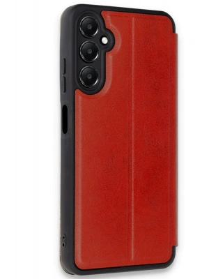 Newface Samsung Galaxy A17 5G Flip Cover - Kırmızı