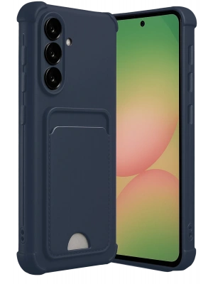 Newface Samsung Galaxy A17 5G Kelvin Kartvizitli Silikon - Lacivert