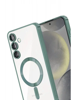 Newface Samsung Galaxy A17 5G Kross Magneticsafe Kapak - Koyu Yeşil