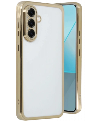 Newface Samsung Galaxy A17 5G Razer Lensli Silikon - Gold