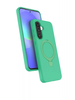 Newface Samsung Galaxy A17 5G Regal Magsafe Standlı Kapak - Yeşil