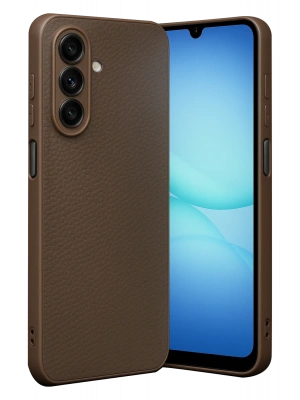 Newface Samsung Galaxy A17 5G Thermax Silikon Kılıf - Kahverengi