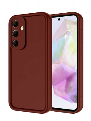 Newface Samsung Galaxy A17 5G Viera Silikon - Bordo