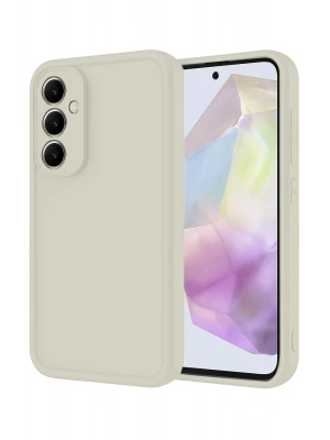 Newface Samsung Galaxy A17 5G Viera Silikon - Krem