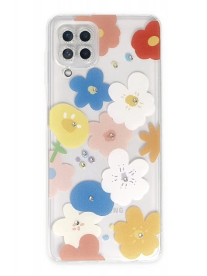 Newface Samsung Galaxy A22 Kılıf Lucky Silikon - Lucky 8