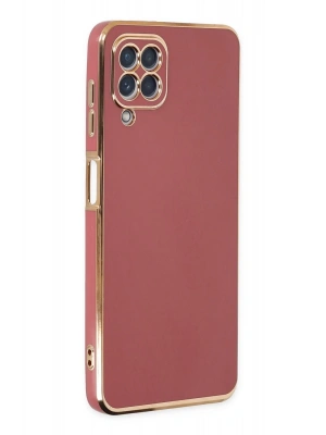 Newface Samsung Galaxy A22 Kılıf Volet Silikon - Kırmızı