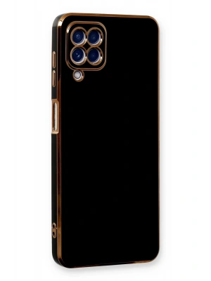 Newface Samsung Galaxy A22 Kılıf Volet Silikon - Siyah