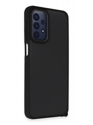 Newface Samsung Galaxy A23 4G Kılıf Elegant Kapak - Siyah