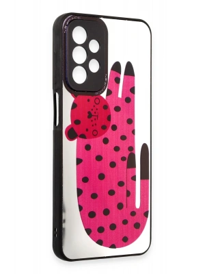 Newface Samsung Galaxy A23 4G Kılıf Mirror Desenli Kapak - Mirror - 12