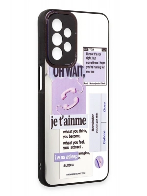 Newface Samsung Galaxy A23 4G Kılıf Mirror Desenli Kapak - Mirror - 4