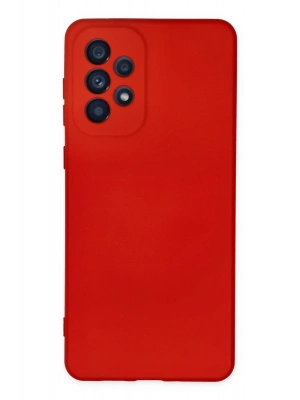 Newface Samsung Galaxy A23 4G Kılıf Nano içi Kadife Silikon - Kırmızı