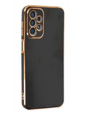 Newface Samsung Galaxy A23 4G Kılıf Volet Silikon - Siyah