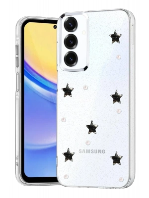 Newface Samsung Galaxy A24 4G Fiyonk Desenli Kapak - Desen 7