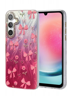 Newface Samsung Galaxy A24 4G Kılıf Blade Aynalı Desenli Kapak - Desen 3