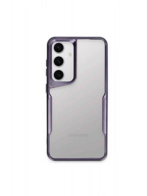 Newface Samsung Galaxy A24 4G Kılıf Boyi Silikon Kapak - Derin Mor