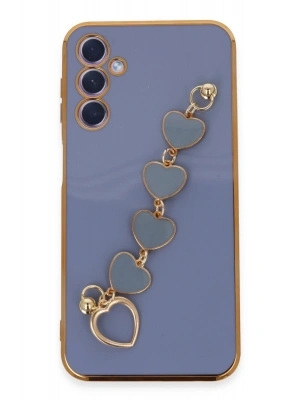 Newface Samsung Galaxy A24 4G Kılıf Esila Silikon - Gri