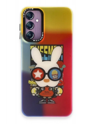 Newface Samsung Galaxy A24 4G Kılıf Estoril Desenli Kapak - Estoril - 10