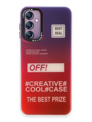 Newface Samsung Galaxy A24 4G Kılıf Estoril Desenli Kapak - Estoril - 9