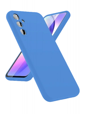 Newface Samsung Galaxy A24 4G Kılıf First Silikon - Mavi