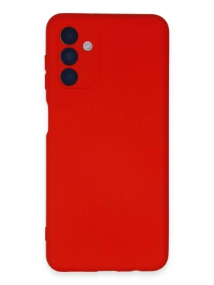 Newface Samsung Galaxy A24 4G Kılıf Nano içi Kadife Silikon - Kırmızı