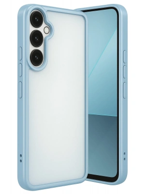 Newface Samsung Galaxy A24 4G Prime Kılıf Razer Lensli Silikon - Açık Mavi