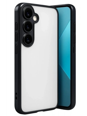 Newface Samsung Galaxy A24 4G Prime Kılıf Razer Lensli Silikon - Siyah