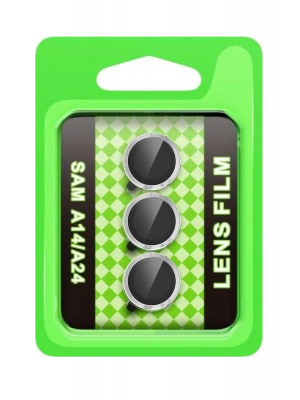 Newface Samsung Galaxy A24 4G Raze Metal Kamera Lens - Gümüş