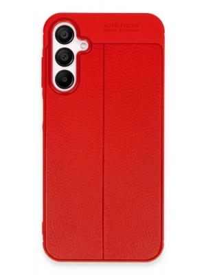 Newface Samsung Galaxy A25 5G Kılıf Auto Focus Kapak - Kırmızı